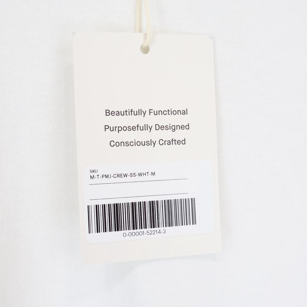 Everlane Men's The Premium Weight Crew Tee White Size Medium NWT - Picture 5 of 8